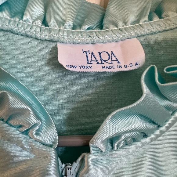 TARA Vintage Nightgown Housecoat Beautiful Blue - Picture 2 of 5